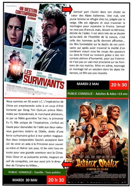 Cinéma film Astérix et Obélix L'empire du Milieu