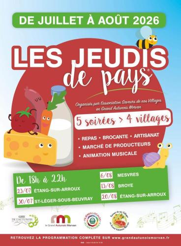 affiche jeudis de pays 2026