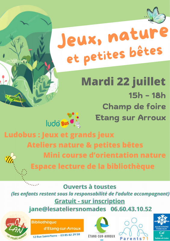 Animation nature juillet 2025