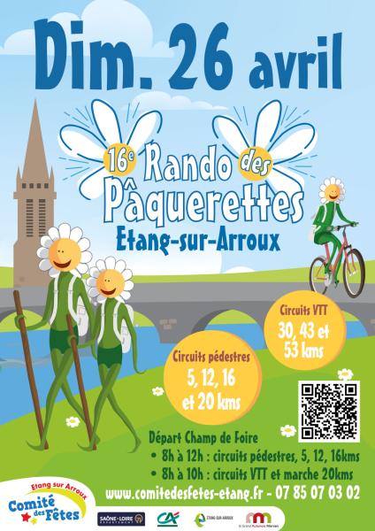Affiche Rando des pâquerettes 2026