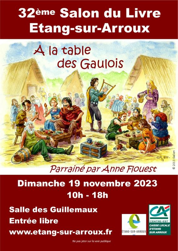 Affiche Salon du livre 2023